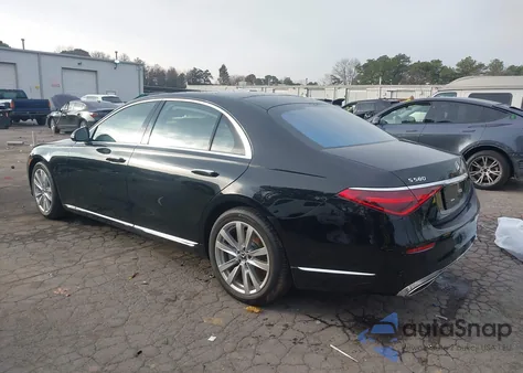 2025 Mercedes-Benz S 580 4Matic z USA, uszkodzony, nr VIN W1K6G7GB2SA324351